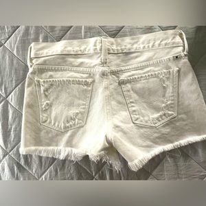 Lucky Brand White Jean Shorts. Size: 26. Excellent condition!